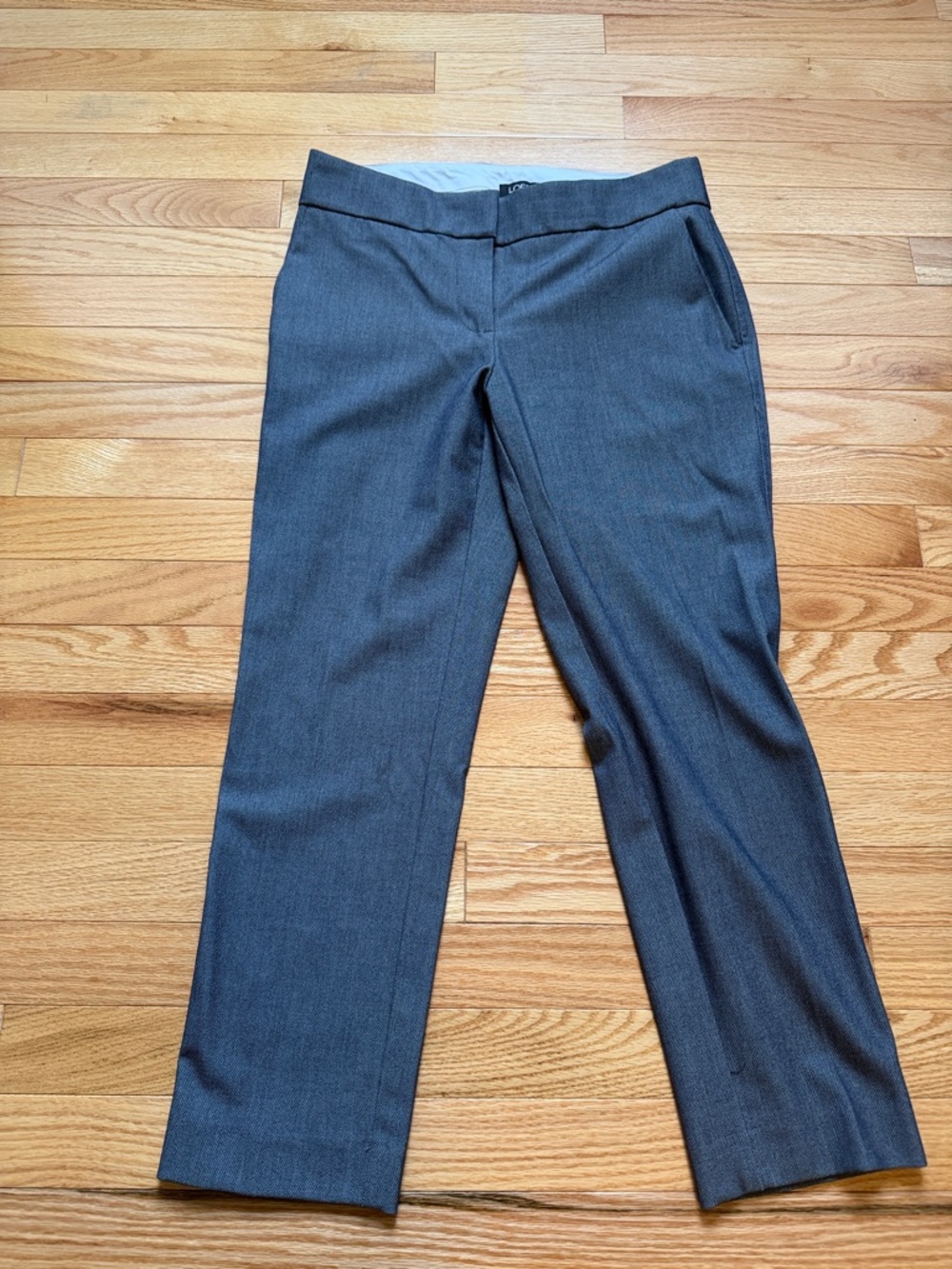 LOFT Petites Marisa Dress Pants - Black and White Trim